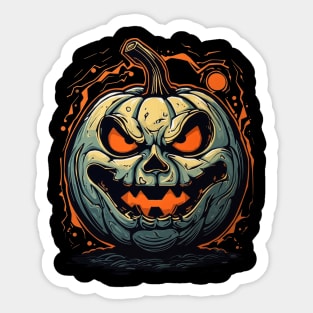 Halloween Jack o Lantern Pumpkin Sticker